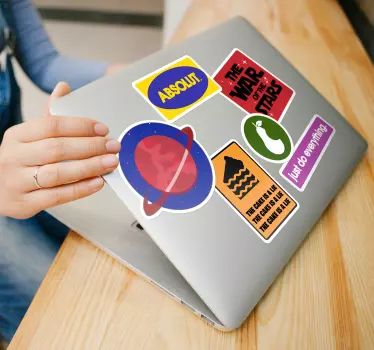 Autocollants ordinateur portable pop culture - TenStickers