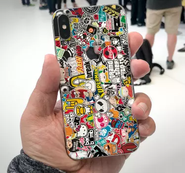 Autocollant iPhone motif urbain - TenStickers