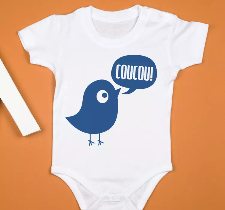 T shirt bebe coucou hibou - TenStickers