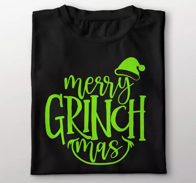 Tee-shirt Noël Merry Grinchmas - TenStickers
