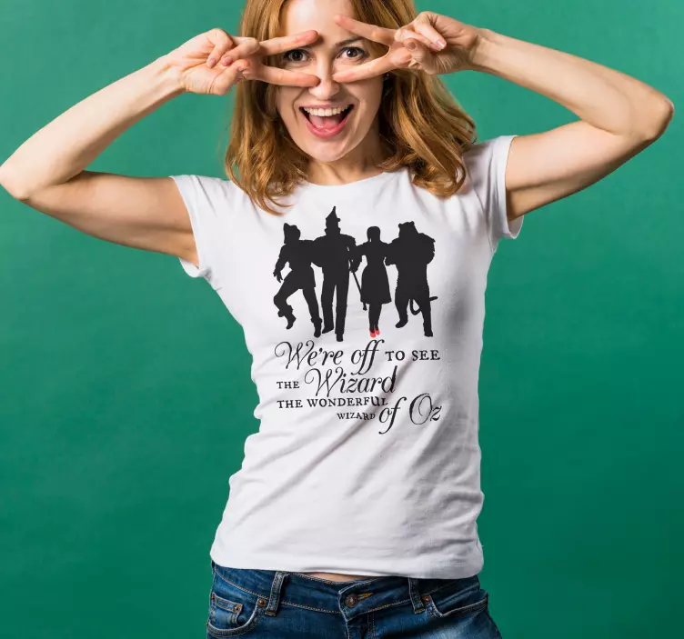 T-shirt paroles et personnages magiques - TenStickers