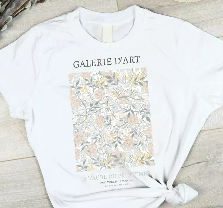 T-shirts galerie d'art florale - TenStickers