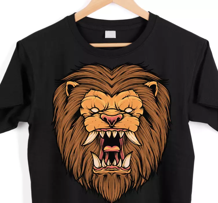 T-shirts t-shirt lion féroce - TenStickers