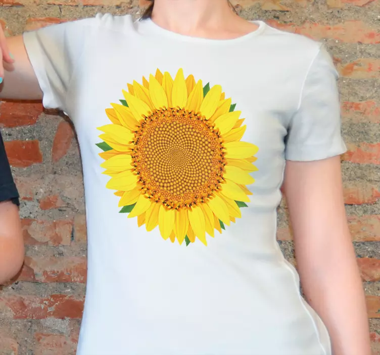 T-shirts tournesol vibrant - TenStickers