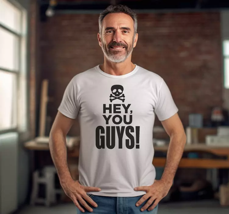 T-shirt cinéma Hey you guys  - TenStickers