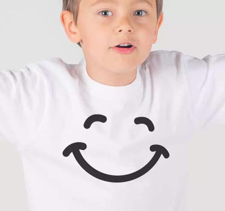 Tee-shirt enfant conception souriante - TenStickers