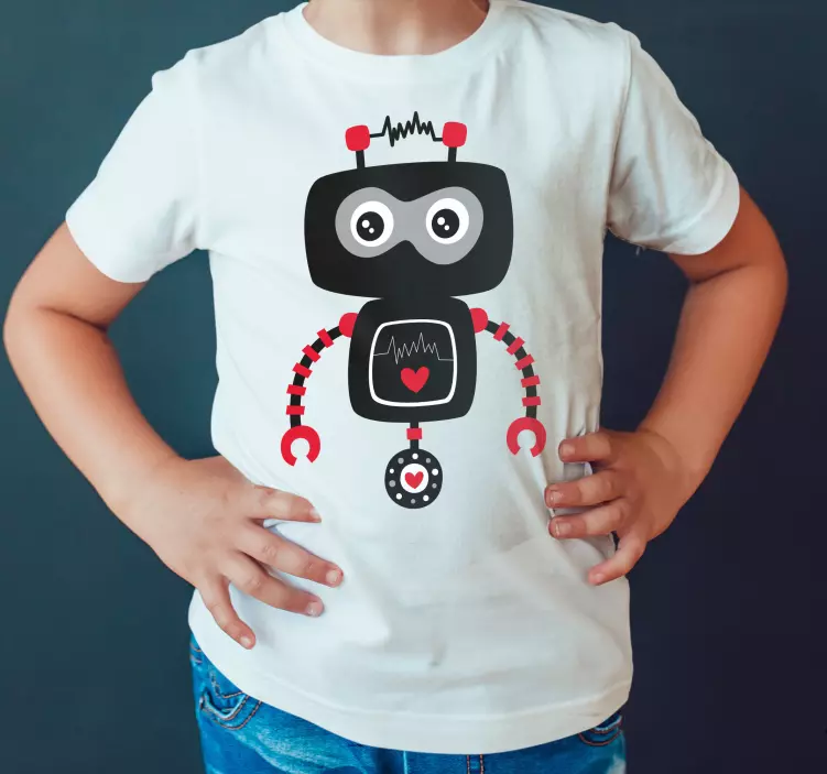 Tee-shirt enfant bébé robot - TenStickers