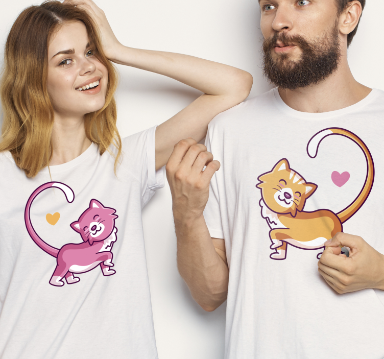 T-shirts chats mâles et femelles - TenStickers