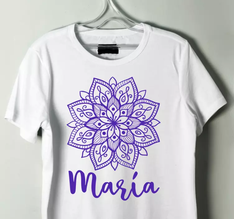 Tee-shirt personnalisé motif mandala - TenStickers