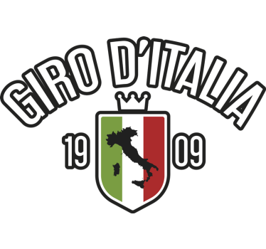 T-shirt giro d'Italia - TenStickers