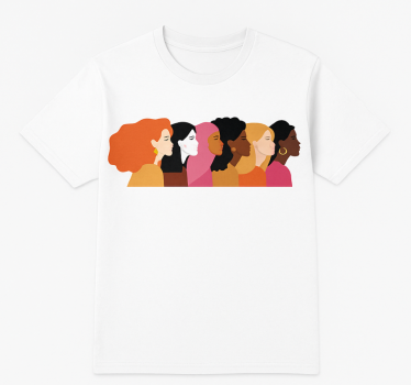 T-shirts profil de femmes diverses - TenStickers
