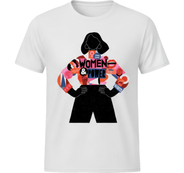 T-shirts collage femmes et pouvoir - TenStickers