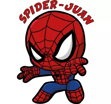 T-shirt enfant spider-man avec nom - TenStickers