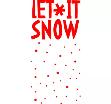 T-shirts déclaration festive neigeuse - TenStickers