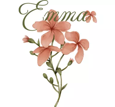 Tee-shirt personnalisé floral unique - TenStickers