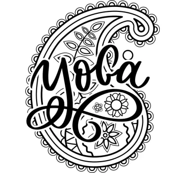 T-shirts style Élégant inspiré du yoga - TenStickers