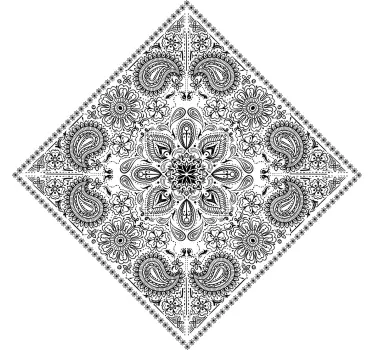 T-shirts motif paisley Élégant - TenStickers