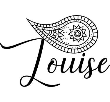 Tee-shirt personnalisé motif cachemire - TenStickers