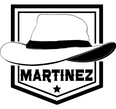 T-shirt personnalisable Chapeau de cow-boy - TenStickers