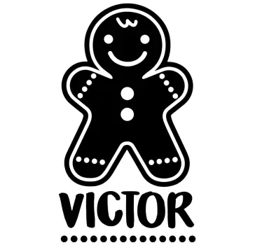 T-shirt bébé personnage pain d'épice personnalisé - TenStickers