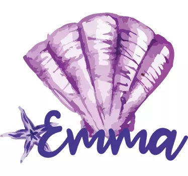 Tee-shirt enfant graphique coquillage personnalisé - TenStickers