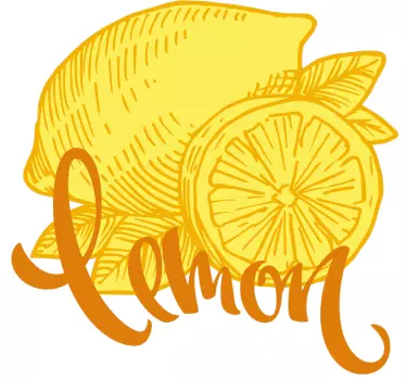T-shirts concept de fruit citron - TenStickers