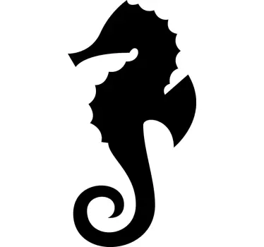 T-shirts design de hippocampe Élégant - TenStickers