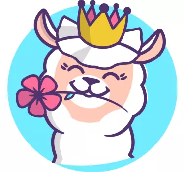 T-shirts princesse llama mignonne - TenStickers