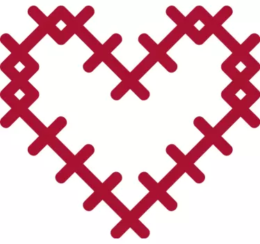 T-shirts motif coeur chic - TenStickers