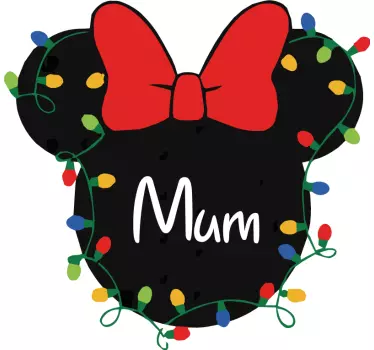 Tee-shirt Noël mère fille famille Disney - TenStickers