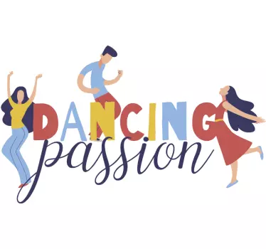 T-shirts thème passion de la danse - TenStickers