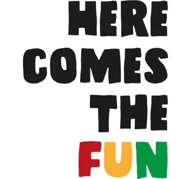 Tee-shirt enfant voici le plaisir - TenStickers