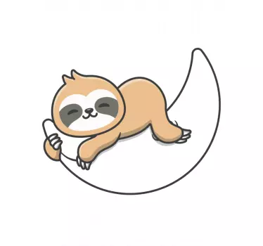 Tee-shirt enfant devise de paresseux - TenStickers