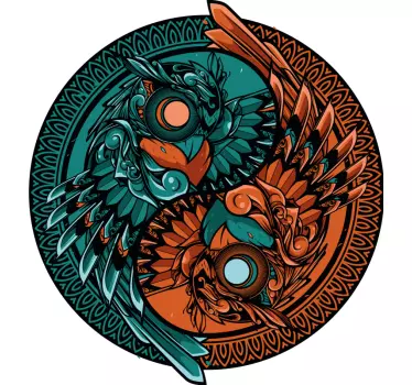 T-shirts harmonie des oiseaux colorés - TenStickers