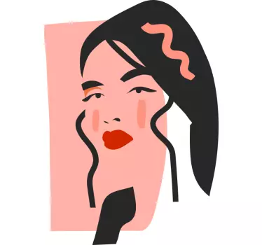 T-shirts style portrait audacieux - TenStickers