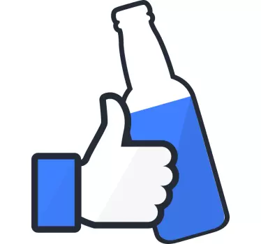 T-shirts boisson thumbs up - TenStickers