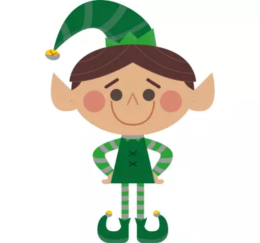 Tee-shirt enfant elfe de vacances joyeux - TenStickers