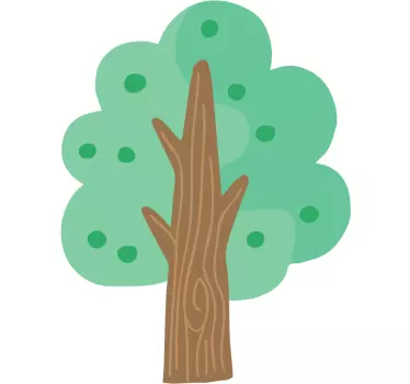Tee-shirt enfant design arbre vert - TenStickers