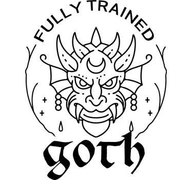 T-shirts vêtements d'entraînement gothiques - TenStickers