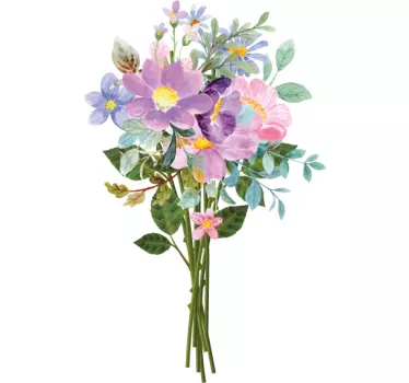 T-shirts design de bouquet floral - TenStickers