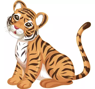 Tee-shirt enfant bébé tigre - TenStickers
