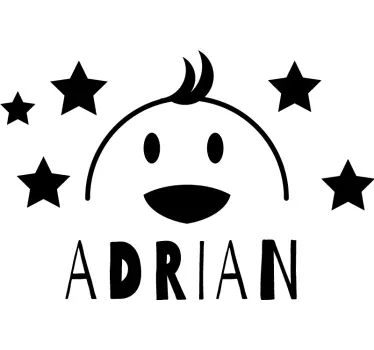 Tee-shirt enfant personnage heureux souriant - TenStickers