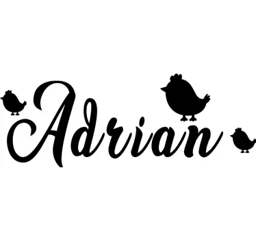 Tee-shirt personnalisé design oiseau personnalisé - TenStickers