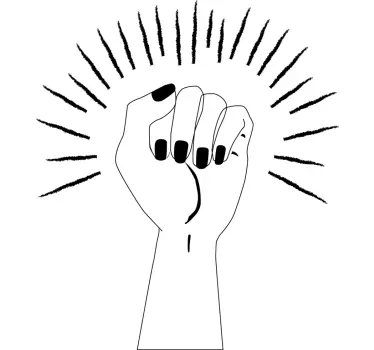 T-shirts poing de l'empowerment - TenStickers