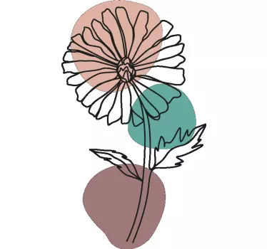 T-shirts motif inspiration florale - TenStickers