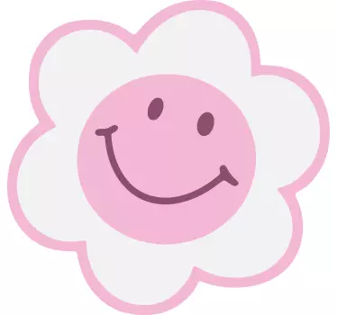 Tee-shirt enfant charme fleurs sourire - TenStickers