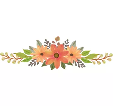 T-shirts Étreinte florale joyeuse - TenStickers