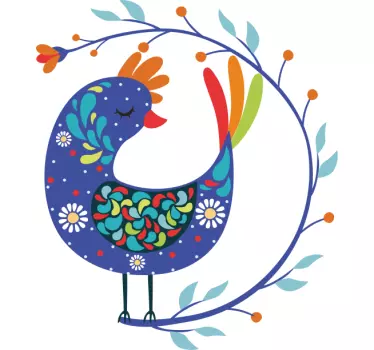 T-shirts design d'oiseaux colorés - TenStickers