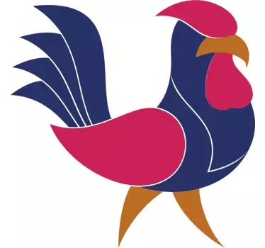 Tee-shirt enfant coq coloré Éclatant - TenStickers