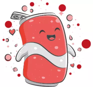 T-shirts personnage de soda joyeux - TenStickers